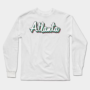 Retro Atlanta Long Sleeve T-Shirt